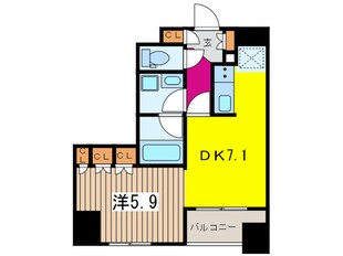 コートラクリア人形町の物件間取画像